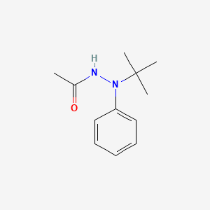 molecular formula C12H18N2O B3332296 N'-tert-Butyl-N'-phenylacetohydrazide CAS No. 885669-12-5