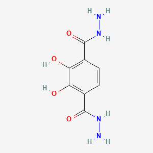 molecular formula C8H10N4O4 B3332322 2,3-Dihydroxyterephthalohydrazide CAS No. 887576-09-2