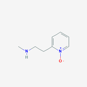 molecular formula C8H12N2O B3332341 N-Methyl-2-(1-oxo-1lambda~5~-pyridin-2-yl)ethan-1-amine CAS No. 88796-99-0