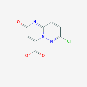 molecular formula C9H6ClN3O3 B3332342 methyl 7-chloro-2-oxo-2H-pyrimido[1,2-b]pyridazine-4-carboxylate CAS No. 88820-45-5