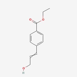 Benzoic acid, 4-(3-hydroxy-1-propenyl)-, ethyl ester