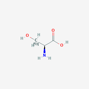 molecular formula C3H7NO3 B3332384 L-Serine-3-13C CAS No. 89232-77-9