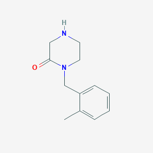 molecular formula C12H16N2O B3332447 1-(2-Methylbenzyl)piperazin-2-one CAS No. 893747-73-4