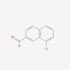 molecular formula C11H7ClO B3332539 8-Chloronaphthalene-2-carboxaldehyde CAS No. 904922-97-0