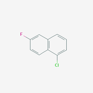 molecular formula C10H6ClF B3332542 1-Chloro-6-fluoronaphthalene CAS No. 904923-95-1