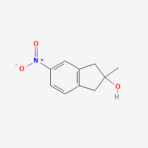 molecular formula C10H11NO3 B3332660 2-Methyl-5-nitro-2,3-dihydro-1h-inden-2-ol CAS No. 913296-98-7
