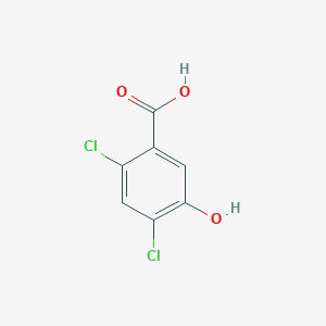 molecular formula C7H4Cl2O3 B3332711 2,4-Dichloro-5-hydroxybenzoic acid CAS No. 91659-09-5