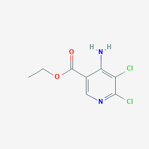 molecular formula C8H8Cl2N2O2 B3332761 Ethyl 4-amino-5,6-dichloronicotinate CAS No. 919354-11-3