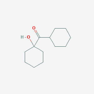 molecular formula C13H22O2 B3332778 Cyclohexyl-(1-hydroxycyclohexyl)methanone CAS No. 91975-81-4