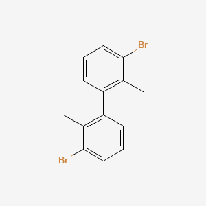 molecular formula C14H12Br2 B3332793 3,3 inverted exclamation mark-Dibromo-2,2 inverted exclamation mark-dimethylbiphenyl CAS No. 92160-12-8