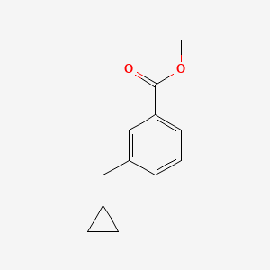 molecular formula C12H14O2 B3332801 Methyl 3-(cyclopropylmethyl)benzoate CAS No. 921602-54-2