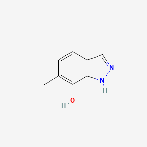 molecular formula C8H8N2O B3332810 6-methyl-1H-indazol-7-ol CAS No. 92224-25-4
