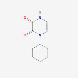 molecular formula C10H14N2O2 B3332866 1-Cyclohexyl-1,4-dihydropyrazine-2,3-dione CAS No. 92716-45-5