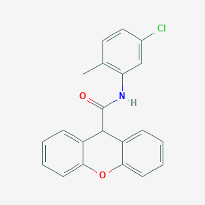 molecular formula C21H16ClNO2 B333290 N-(5-chloro-2-methylphenyl)-9H-xanthene-9-carboxamide 