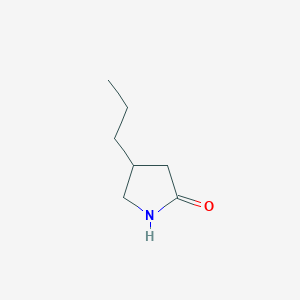 molecular formula C7H13NO B3332907 4-丙基吡咯烷-2-酮 CAS No. 930123-38-9