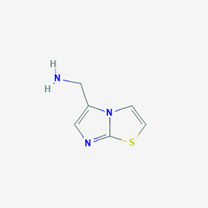 molecular formula C6H7N3S B3332935 Imidazo[2,1-b]thiazol-5-ylmethanamine CAS No. 933707-50-7