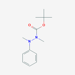 molecular formula C13H20N2O2 B3332955 tert-Butyl 1,2-dimethyl-2-phenylhydrazine-1-carboxylate CAS No. 934391-25-0