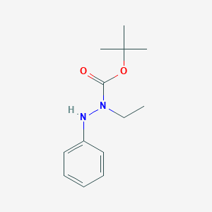molecular formula C13H20N2O2 B3332964 tert-Butyl 1-ethyl-2-phenylhydrazine-1-carboxylate CAS No. 934391-35-2