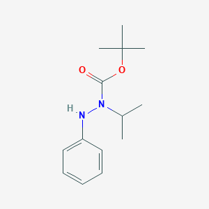molecular formula C14H22N2O2 B3332972 N-Isopropyl-N'-phenylhydrazine, N-BOC protected CAS No. 934391-36-3