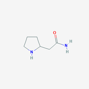 molecular formula C6H12N2O B3332991 2-Pyrrolidineacetamide CAS No. 936946-14-4