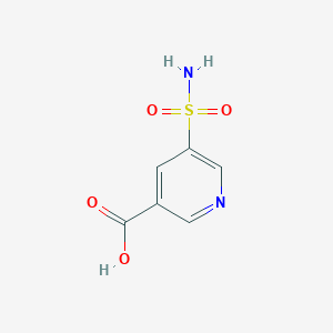 molecular formula C6H6N2O4S B3333006 5-(Aminosulfonyl)-pyridine-3-carboxylic acid CAS No. 938066-08-1