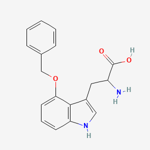 molecular formula C18H18N2O3 B3333013 4-(Benzyloxy)tryptophan CAS No. 93879-79-9