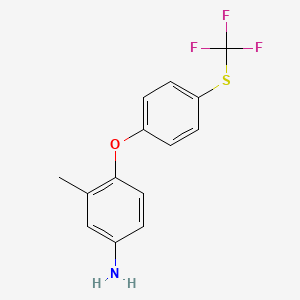 molecular formula C14H12F3NOS B3333026 三氟氨基醚 CAS No. 94155-78-9