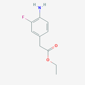 B3333134 Ethyl 2-(4-amino-3-fluorophenyl)acetate CAS No. 945561-62-6