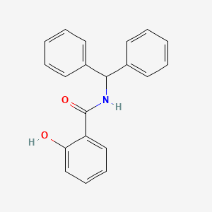 molecular formula C20H17NO2 B3333144 N-benzhydryl-2-hydroxybenzamide CAS No. 94623-58-2