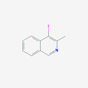 molecular formula C10H8IN B3333166 4-Iodo-3-methylisoquinoline CAS No. 947395-80-4