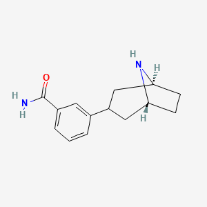 3-((1R,3R,5S)-8-azabicyclo[3.2.1]octan-3-yl)benzamide