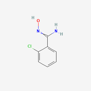 molecular formula C7H7ClN2O B3333231 2-chloro-N-hydroxybenzimidamide CAS No. 951442-84-5