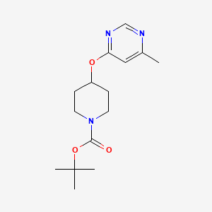 molecular formula C15H23N3O3 B3333268 Tert-butyl 4-(6-methylpyrimidin-4-yloxy)piperidine-1-carboxylate CAS No. 954227-75-9