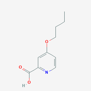 molecular formula C10H13NO3 B3333277 4-Butoxypyridine-2-carboxylic acid CAS No. 955043-34-2
