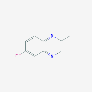 molecular formula C9H7FN2 B3333346 2-Methyl-6-fluoroquinoxaline CAS No. 96600-56-5