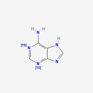 molecular formula C5H5N5 B3333395 (1,3-~15~N_2_)-7H-嘌呤-6-胺 CAS No. 97908-71-9