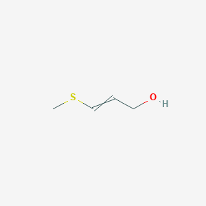 molecular formula C4H8OS B3333403 2-Propen-1-ol, 3-(methylthio)-, (E)- CAS No. 98264-38-1