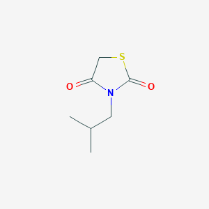 molecular formula C7H11NO2S B3333413 3-Isobutyl-1,3-thiazolidine-2,4-dione CAS No. 98431-78-8