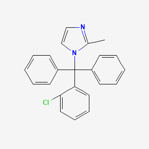 molecular formula C23H19ClN2 B3333440 2-methyl-1H-imidazole Clotrimazole CAS No. 98751-53-2