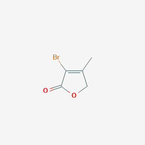 molecular formula C5H5BrO2 B3333481 3-Bromo-4-methylfuran-2(5H)-one CAS No. 99848-02-9