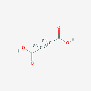 molecular formula C4H2O4 B3333509 2-Butynedioic acid-13C2 CAS No. 101391-58-6