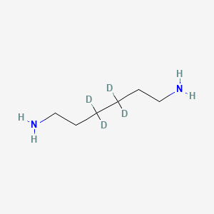 molecular formula C6H16N2 B3333544 3,3,4,4-Tetradeuteriohexane-1,6-diamine CAS No. 115797-53-0