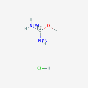 O-Methylisourea-13C,15N2 hydrochloride