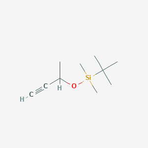 molecular formula C10H20OSi B3333674 2-tert-Butyldimethylsiloxybut-3-yne CAS No. 125494-93-1