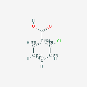 molecular formula C7H5ClO2 B3333695 2-Chlorobenzoic acid-(phenyl-13C6) CAS No. 125970-63-0