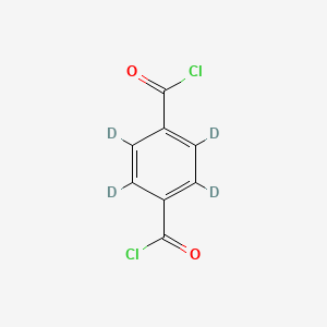 molecular formula C8H4Cl2O2 B3333715 Terephthaloyl-d4 chloride, 98 atom % D CAS No. 129775-07-1