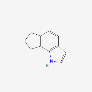 molecular formula C11H11N B3333717 1,6,7,8-Tetrahydrocyclopenta[g]indole CAS No. 129848-59-5