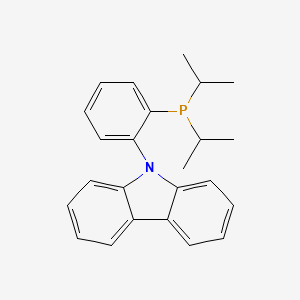 molecular formula C24H26NP B3333727 9-[2-[Bis(1-methylethyl)phosphino]phenyl]-9H-carbazole CAS No. 1308652-65-4