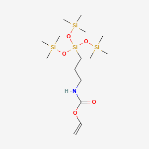 3-(Tris(trimethylsiloxy)silyl)propyl vinyl carbamate