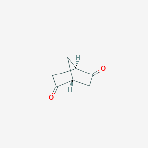 molecular formula C7H8O2 B3333763 (1R,4R)-bicyclo[2.2.1]heptane-2,5-dione CAS No. 145092-77-9